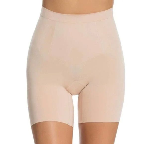 SPANX Other - 𝅺SPANX Oncore Mid-Thigh Short Shapewear Soft Nude X-Large Sculpting Shaping